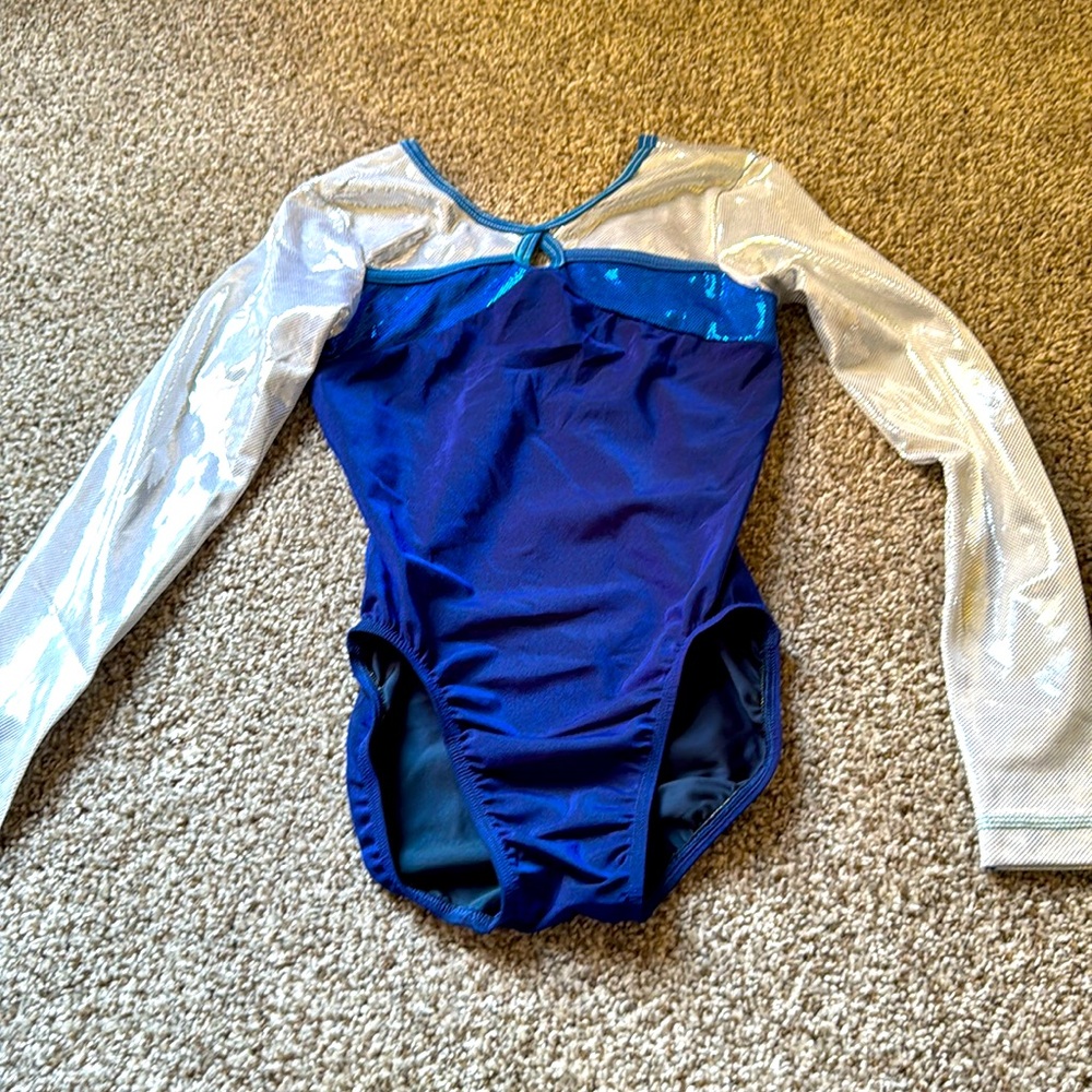 Long sleeve, gymnastics leotard